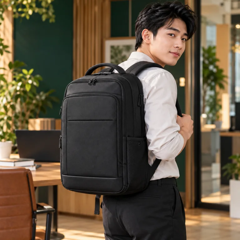 Balo Laptop 15.6 Inch Chống Sốc Màu Đen