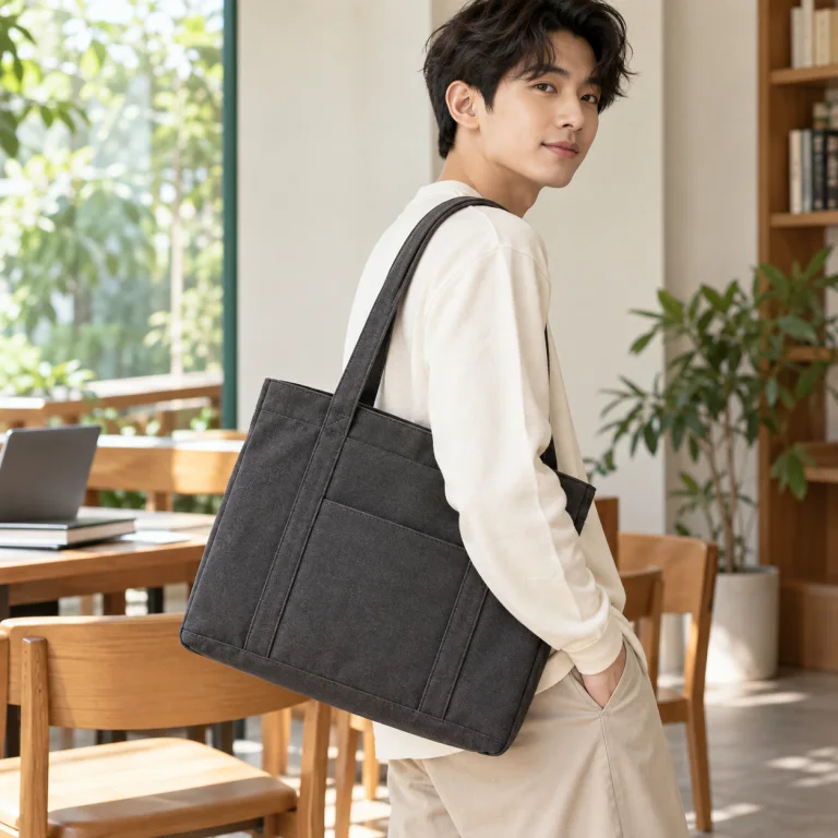 Túi Canvas Đựng Laptop 14 Inch Quai Dài