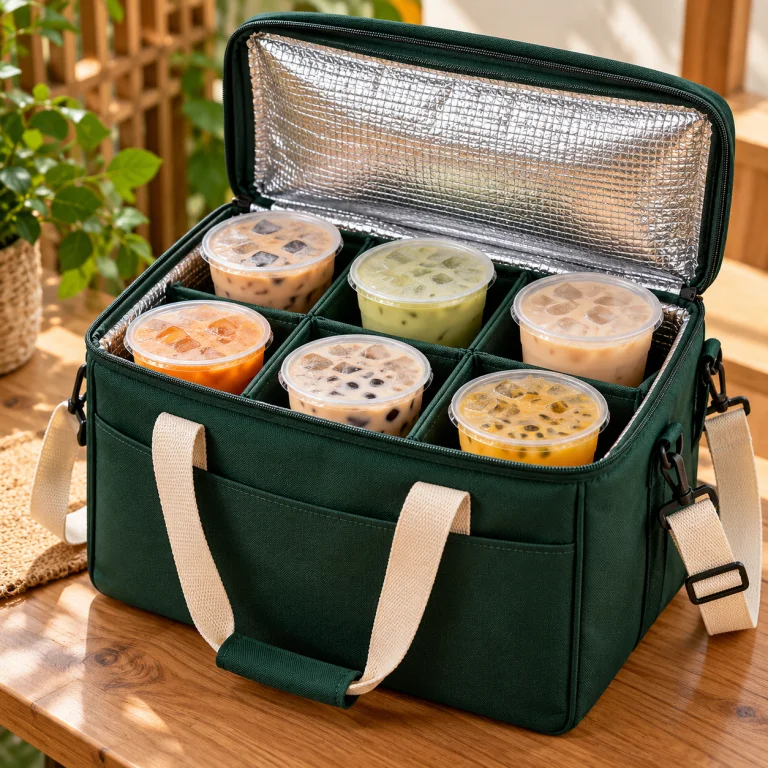 Túi Đựng Trà Sữa Giữ Nhiệt 6 Ngăn